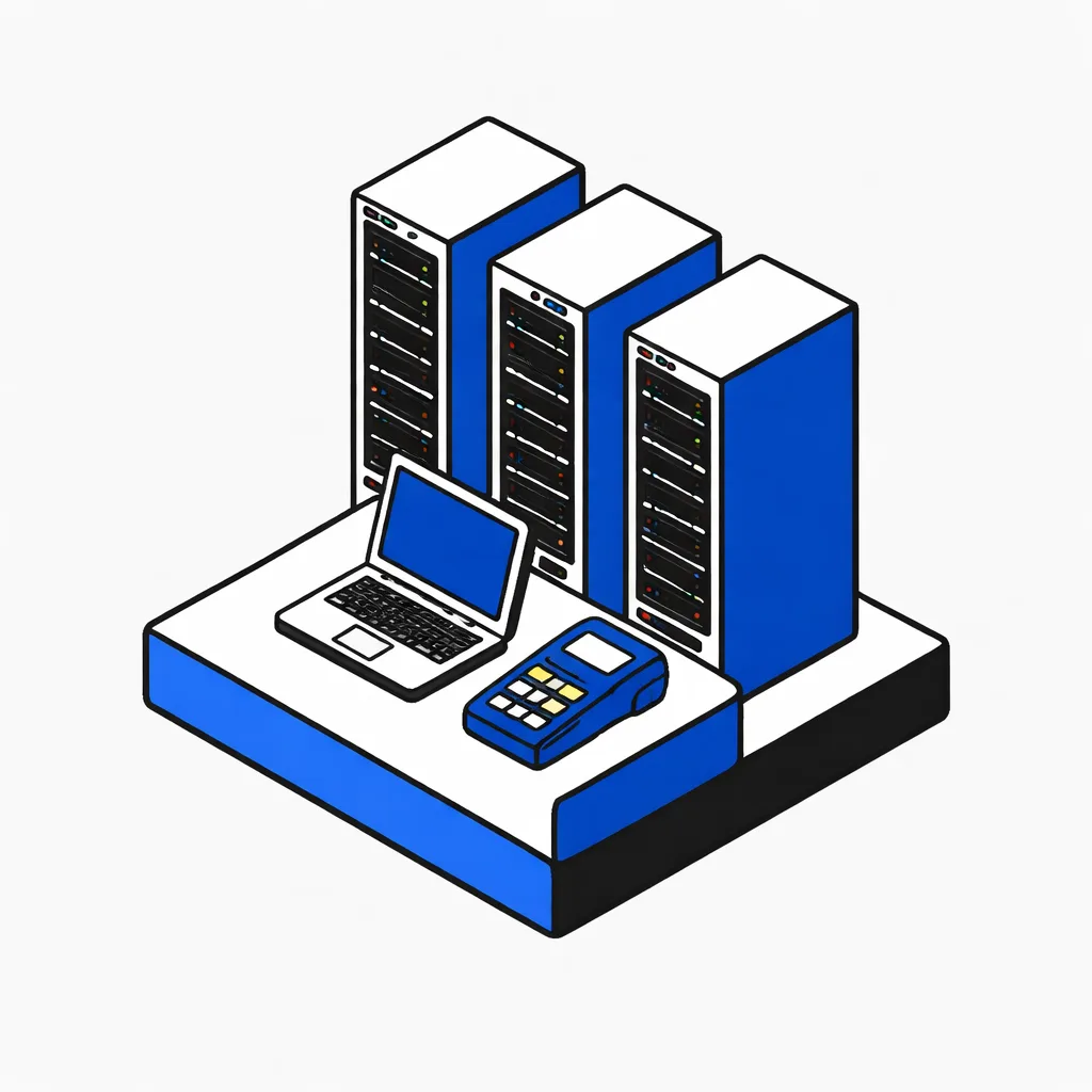 Flat isometric illustration for Tech, SaaS & fintech